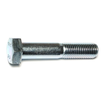 MIDWEST FASTENER Class 8.8, M20-2.50 Hex Head Cap Screw, Zinc Plated Steel, 100 mm L, 5 PK 53536